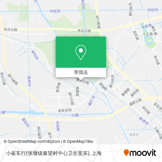 小崔车行(张堰镇秦望村中心卫生室东)地图