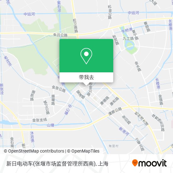 新日电动车(张堰市场监督管理所西南)地图
