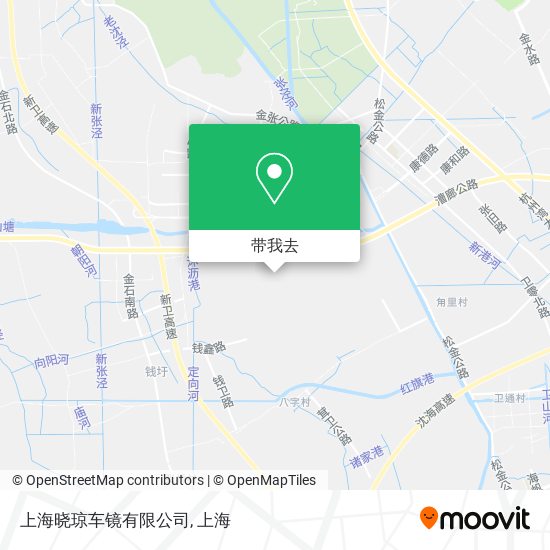 上海晓琼车镜有限公司地图