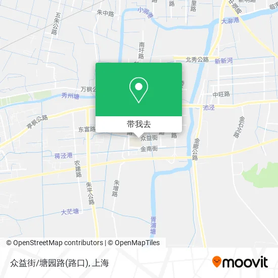 众益街/塘园路(路口)地图
