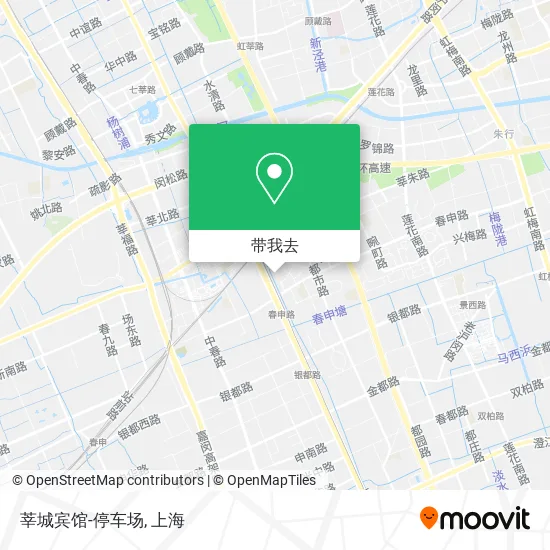 莘城宾馆-停车场地图