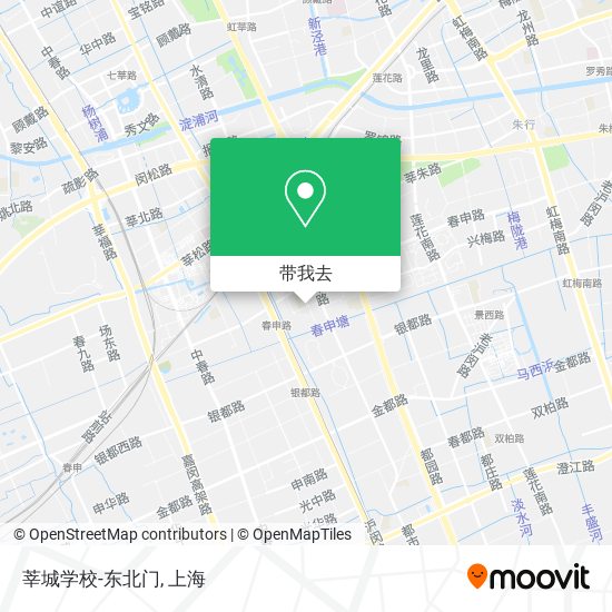 莘城学校-东北门地图