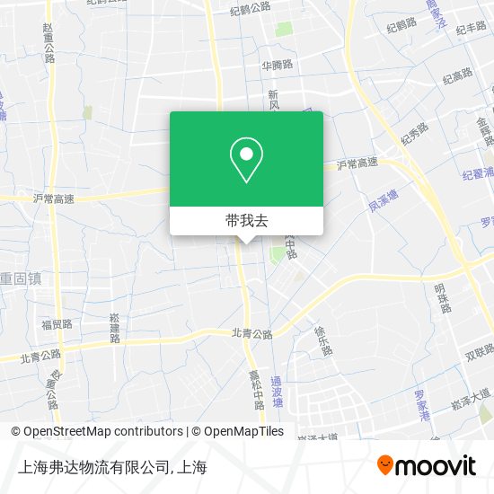 上海弗达物流有限公司地图