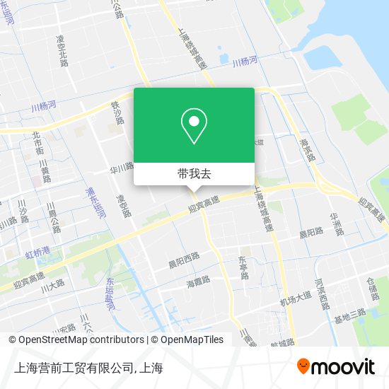 上海营前工贸有限公司地图