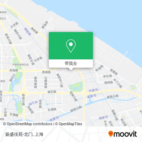 扬盛佳苑-北门地图