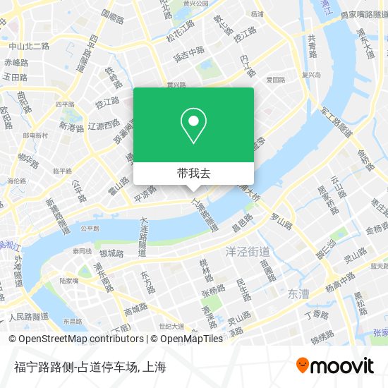 福宁路路侧-占道停车场地图