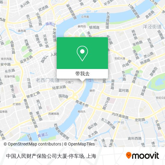 中国人民财产保险公司大厦-停车场地图
