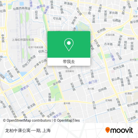 龙柏中康公寓-一期地图