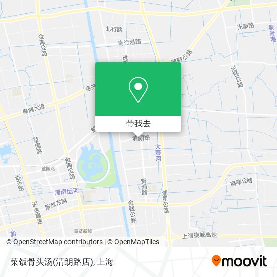 菜饭骨头汤(清朗路店)地图