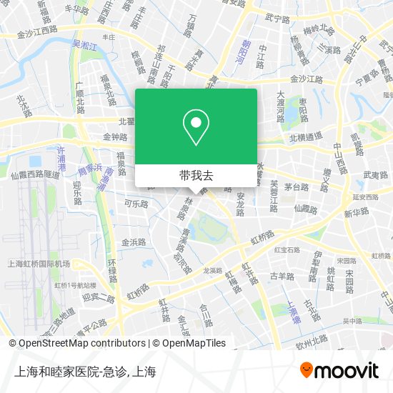 上海和睦家医院-急诊地图