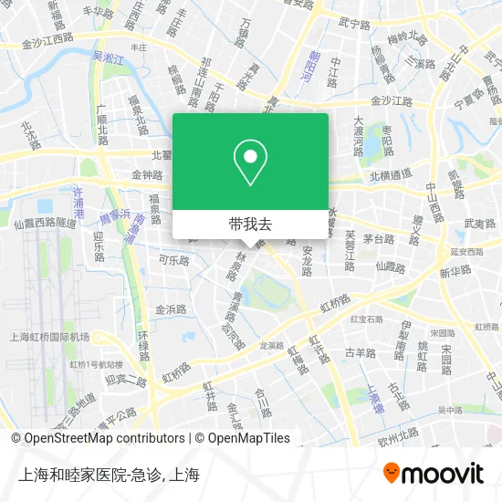 上海和睦家医院-急诊地图