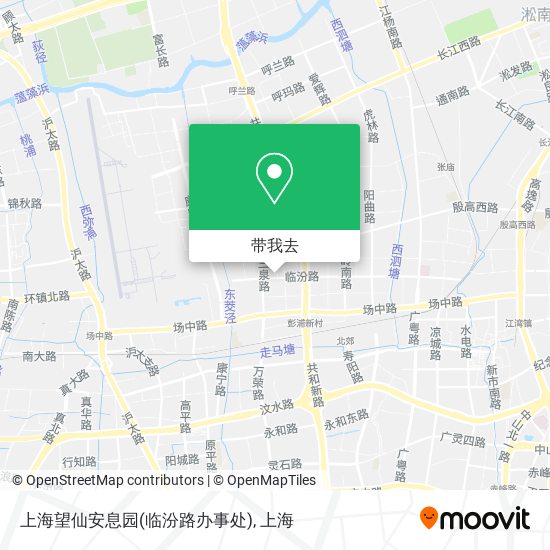 上海望仙安息园(临汾路办事处)地图