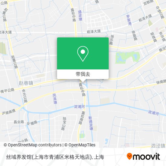 丝域养发馆(上海市青浦区米格天地店)地图