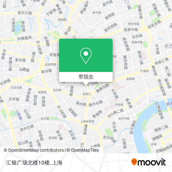 汇银广场北楼10楼地图