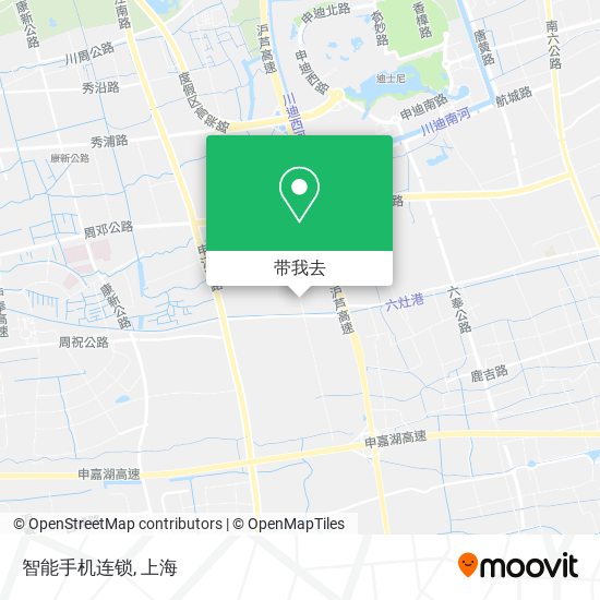 智能手机连锁地图