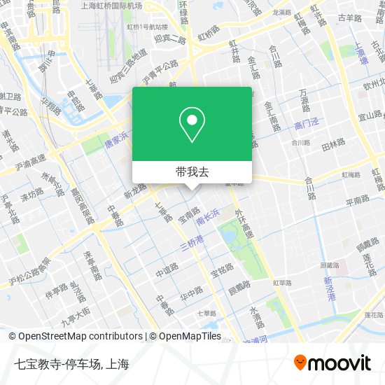 七宝教寺-停车场地图