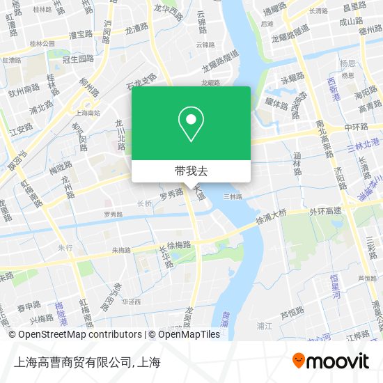 上海高曹商贸有限公司地图