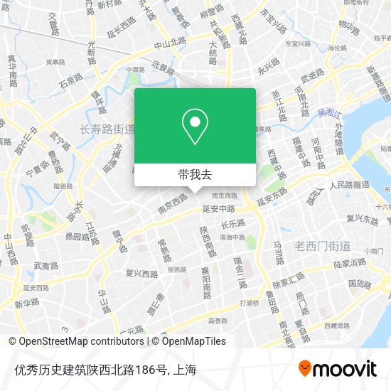 优秀历史建筑陕西北路186号地图