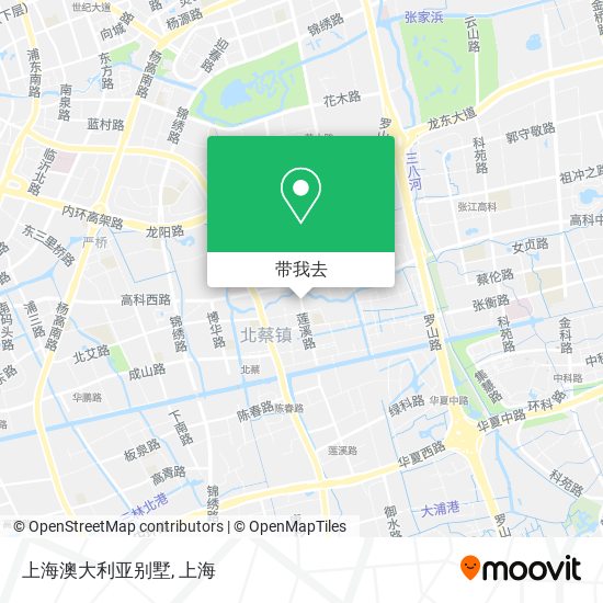 上海澳大利亚别墅地图