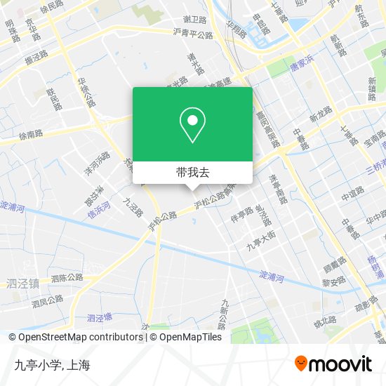 九亭小学地图