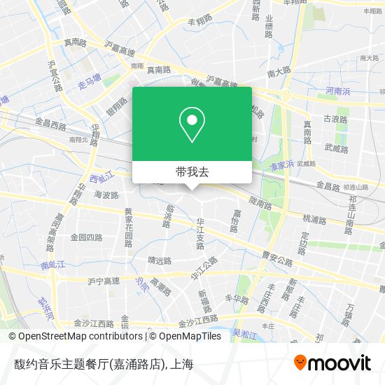 馥约音乐主题餐厅(嘉涌路店)地图