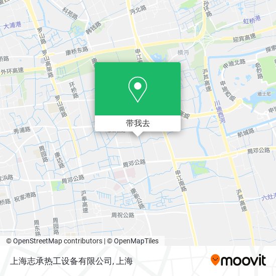 上海志承热工设备有限公司地图