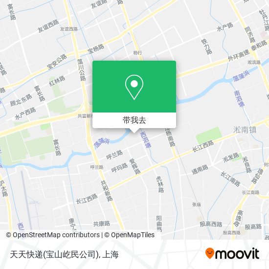 天天快递(宝山屹民公司)地图