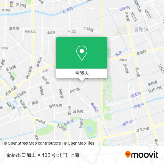 金桥出口加工区40B号-北门地图