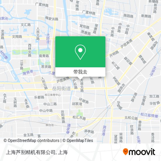 上海芦别精机有限公司地图
