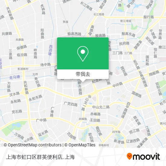 上海市虹口区群英便利店地图