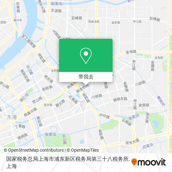 国家税务总局上海市浦东新区税务局第三十八税务所地图
