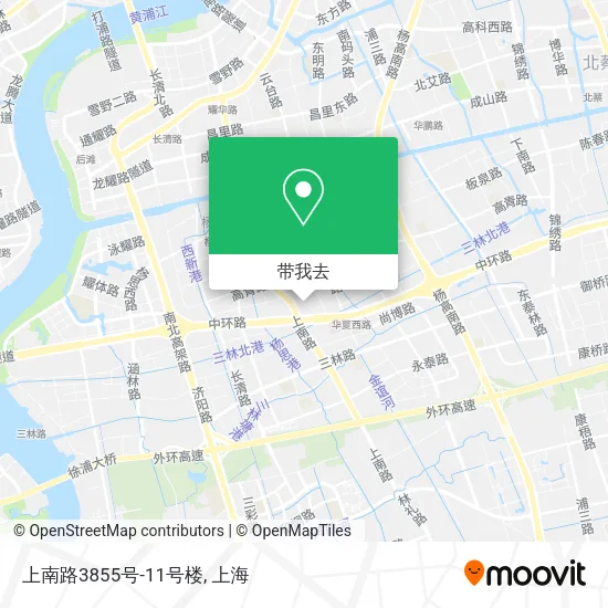 上南路3855号-11号楼地图
