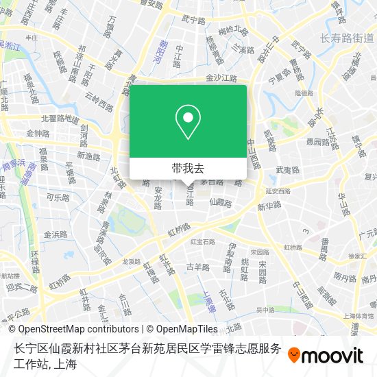 长宁区仙霞新村社区茅台新苑居民区学雷锋志愿服务工作站地图