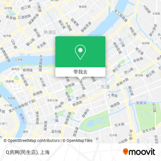 Q房网(民生店)地图