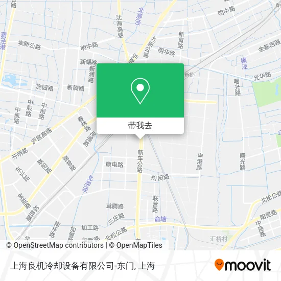上海良机冷却设备有限公司-东门地图
