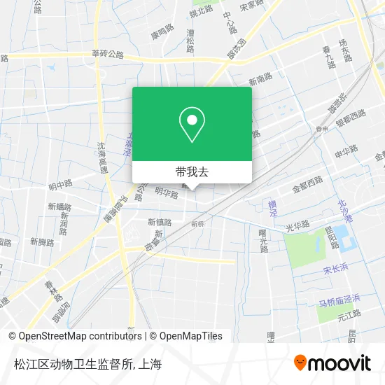 松江区动物卫生监督所地图