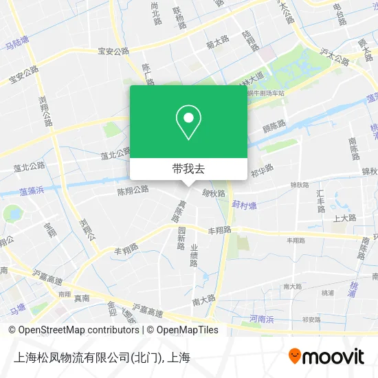 上海松凤物流有限公司(北门)地图