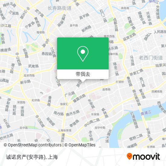 诚诺房产(安亭路)地图