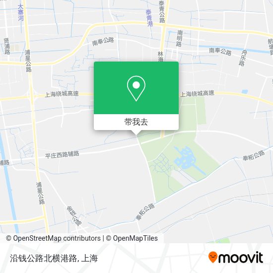 沿钱公路北横港路地图