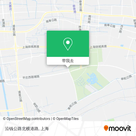 沿钱公路北横港路地图