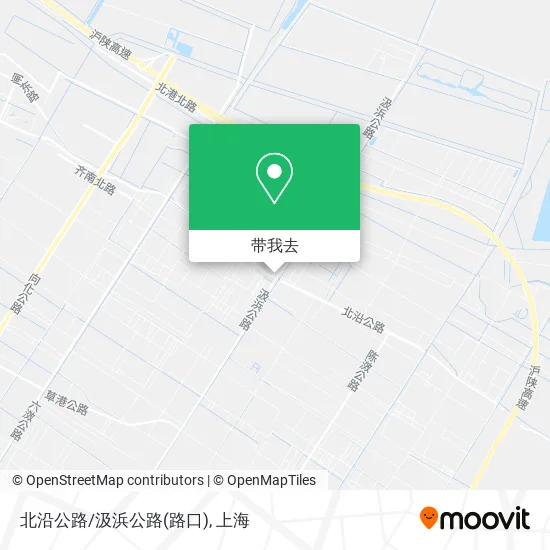 北沿公路/汲浜公路(路口)地图