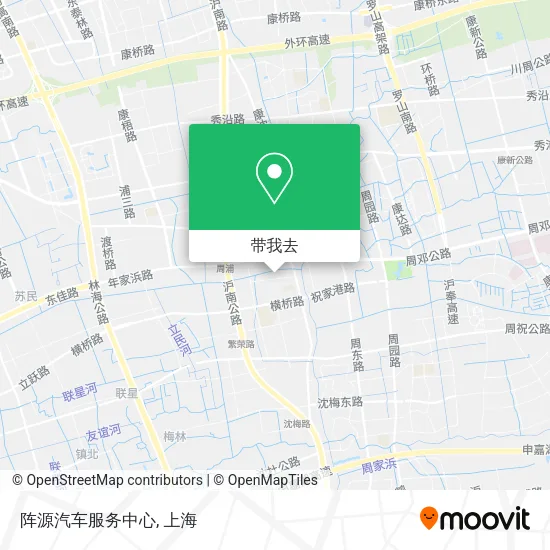 阵源汽车服务中心地图