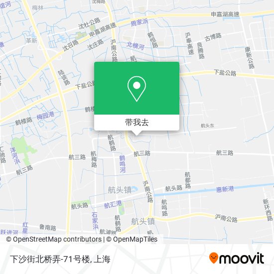 下沙街北桥弄-71号楼地图