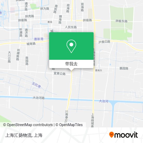 上海汇扬物流地图