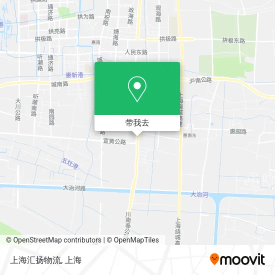 上海汇扬物流地图
