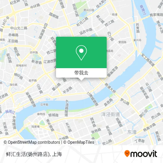 鲜汇生活(扬州路店)地图