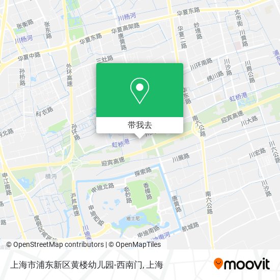 上海市浦东新区黄楼幼儿园-西南门地图
