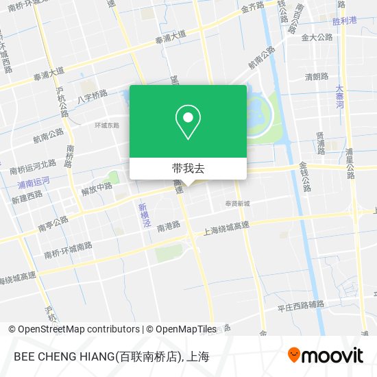 BEE CHENG HIANG(百联南桥店)地图