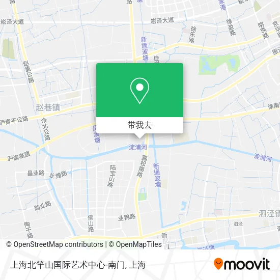 上海北竿山国际艺术中心-南门地图