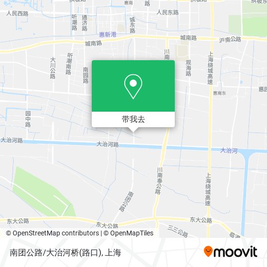 南团公路/大治河桥(路口)地图